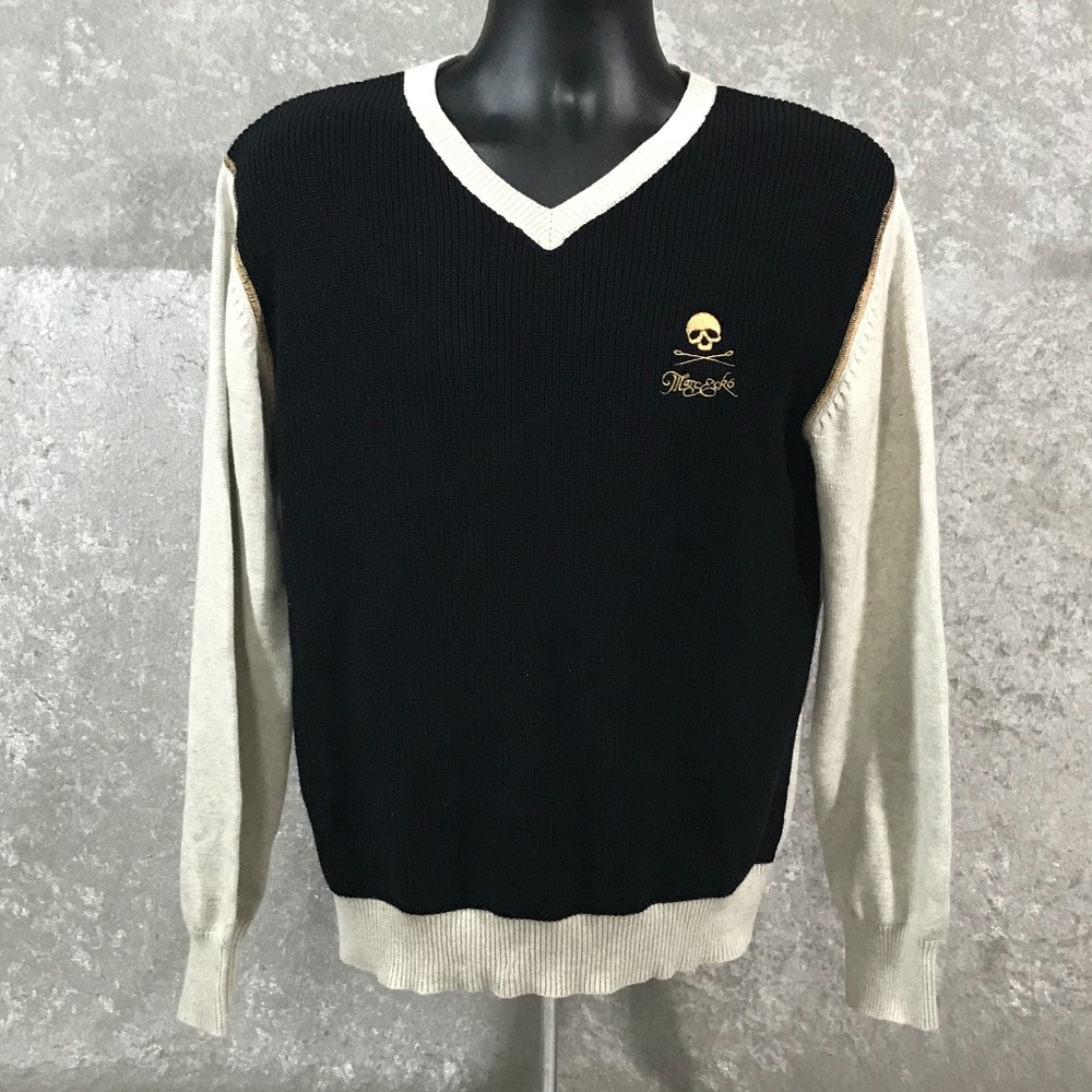 MARC ECKO V-NECK PULLOVER SWEATER